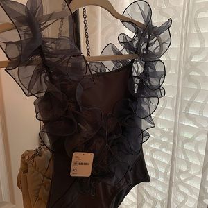 Free People Haute Wired Bodysuit